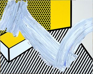 Brushstroke With Still Life — Roy Lichtenstein