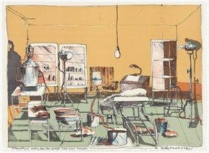 Sunday Dinner For A Soldier From Ten Lithographs By Ten Artists — Robert Andrew Parker