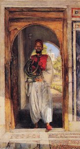 The Pipe Bearer — John Frederick Lewis, Orientalist