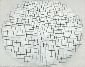 Composition 10 In Black And White — Piet Mondrian