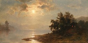 Moonlit Lake — Hermann Fuechsel