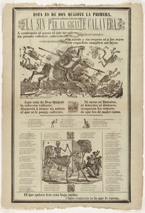Esta es de Don Quixote la primera, la sin par le gigante calavera