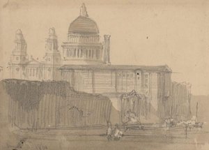 View Of St. Paul's, London — David Roberts