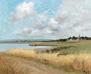 Wheatfield Near The Gulf — Marcel Dyf