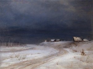 Winter Landscape — Aleksey Savrasov, Realism
