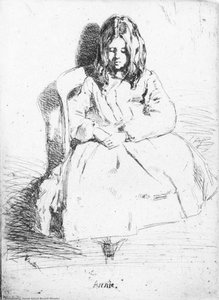 Annie Seated — James Abbott Mcneill Whistler, Aestheticism
