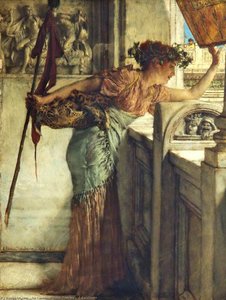A Bacchante — Lourens Alma Tadema