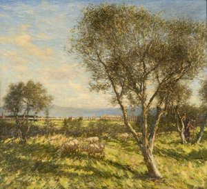 Roman Campagna — Henry Herbert La Thangue, Impressionism