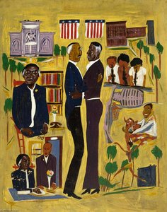 Historical Scene With Mary Mcleod Bethune — William H. Johnson