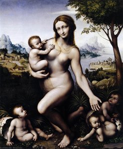 Leda And Her Children — Giampietrino