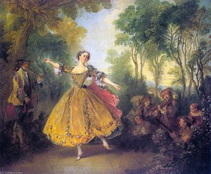 The Dancer Camargo — Nicolas Lancret