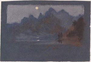 Mountains In Moonlight — Arthur B. Davies