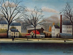 Suburban Scene — Henri Julien Félix Rousseau (le Douanier)
