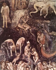 Last Judgment (detail 18) (cappella Scrovegni (arena Chapel), Padua) — Giotto Di Bondone, Early Renaissance