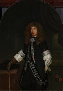 Jacob de Graeff (1642-90). In the Uniform of an Officer, Gerard ter Borch (II), 1670 - 1681