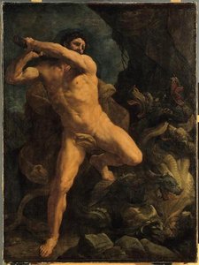 Hercule terrassant l'Hydre de Lerne