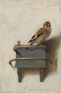 The Goldfinch — Carel Pietersz. Fabritius, Dutch Golden Age Painting