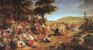 The Village F Te — Peter Paul Rubens, Flemish Baroque
