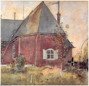 La Vieja Iglesia De Sundborn (detalle )- — Carl Larsson