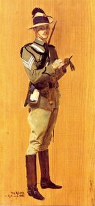 Sergeant R.d. Fraser, Mounted Rifles — Thomas William Roberts