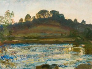 Brightworthy Ford, Withypool, Exmoor - (12) — Sir Alfred James Munnings