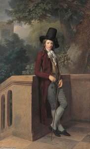 Nicolas Châtelain In The Garten — Johann Friedrich August Tischbein