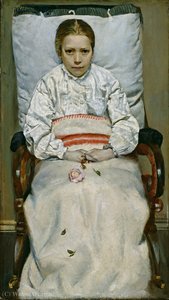Sick Girl — Christian Krohg
