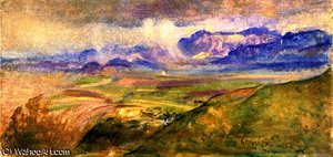 Rain-clouds, monte gennaro