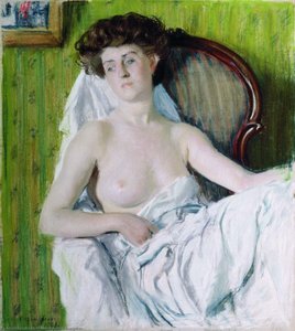 Portrait Of A Lady. Model — Boris Mikhailovich Kustodiev