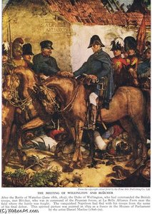 The Meeting Of Wellington And Blucher — Daniel Maclise