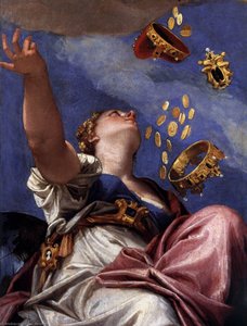 Juno Showering Gifts On Venetia (detail) — Paolo Veronese