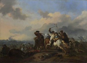 A Battle — Jan Van Huchtenburgh
