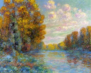 The River In Autumn — Gustave Loiseau