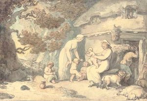 The Happy Family — Thomas Rowlandson
