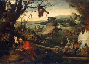 Landscape With The Legend Of St Christopher — Jan Mandijn, Renaissance Boschian Echoes