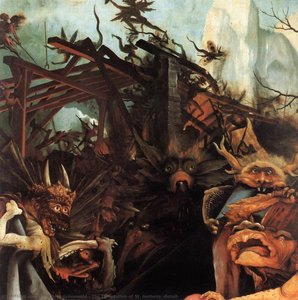 The Temptation Of St. Anthony (detail) — Matthias Grünewald
