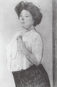 Portrait Of N.p. Lamanova — Valentin Alexandrovich Serov