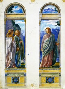 Christ And The Pilgrims — John La Farge