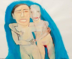 Couple (blue Mountain) — Clare Galloway