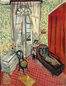 Woman On Sofa Or Couch — Henri Matisse, Fauvist Expressionism