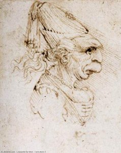 Caricature 2 — Leonardo Da Vinci, High Renaissance