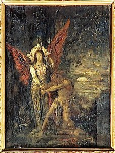 Jacob Et L'ange — Gustave Moreau
