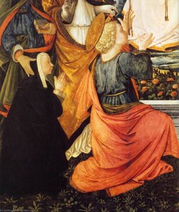 Madonna Della Cintola (detail) — Filippo Di Tommaso Lippi, Renaissance