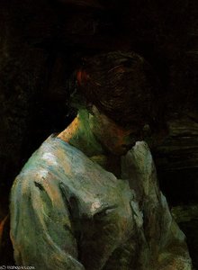 Pelirroja Of The White Blouse — Henri De Toulouse-lautrec