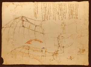 Design For A Flying Machine — Leonardo Da Vinci, Renaissance Humanism