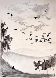 Just In Passing — Alfred Freddy Krupa, Suiboku Ga