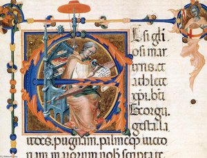 Codex Of St George (folio 17r) — Master Of The Codex Of Saint George