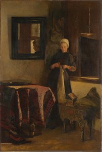 A Sunny Corner, Christoffel Bisschop, 1850 - 1888 — Christoffel Bisschop