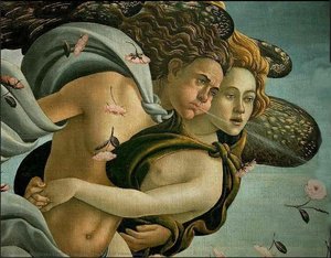 Allegory - The Birth Of Venus (detail) — Sandro Botticelli, Early Renaissance