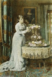 Flower Arrangement — George Goodwin Kilburne